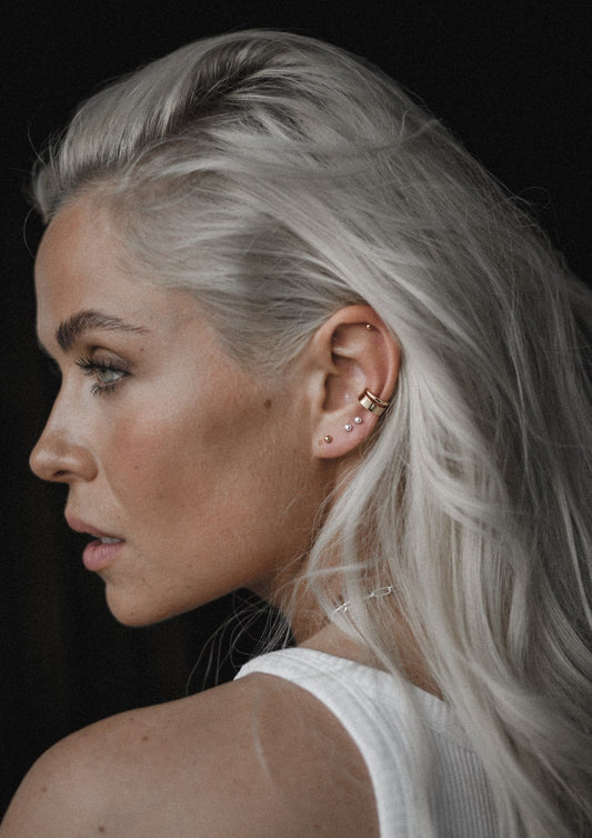 Pin Up Earrings - Silver