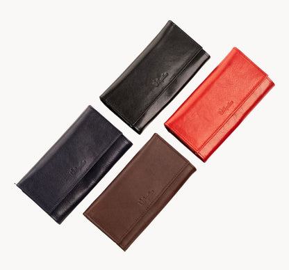 Leren Portemonnee met Spiegel – Luxe Uitvoering