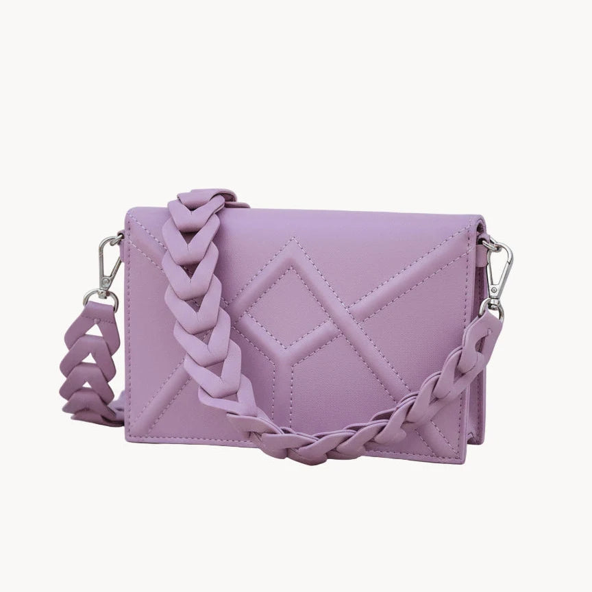 Facet Clutch – Luxe avondtas in leer