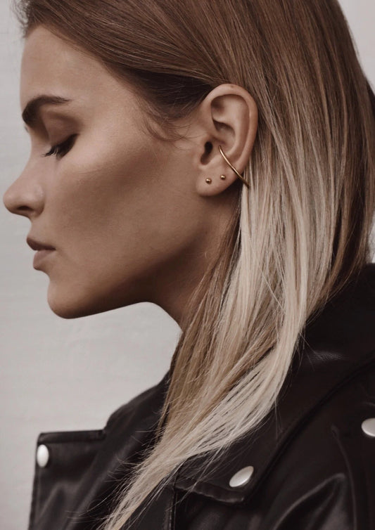 Radius Earrings - Gold